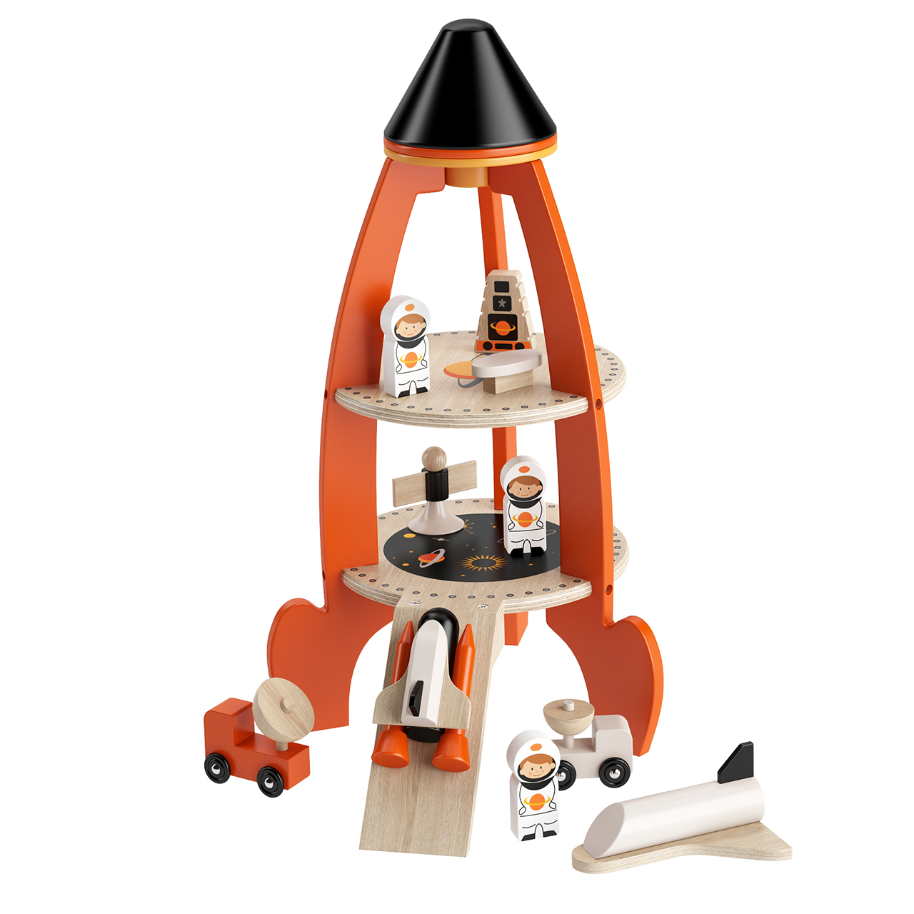 Cosmic Rocket Set Toy by Tender Leaf Toys