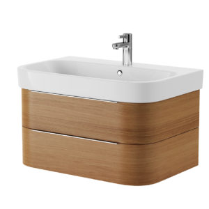 Happy D.2 H2636 Vanity Unit Wall-mounted Washbasin by Duravit