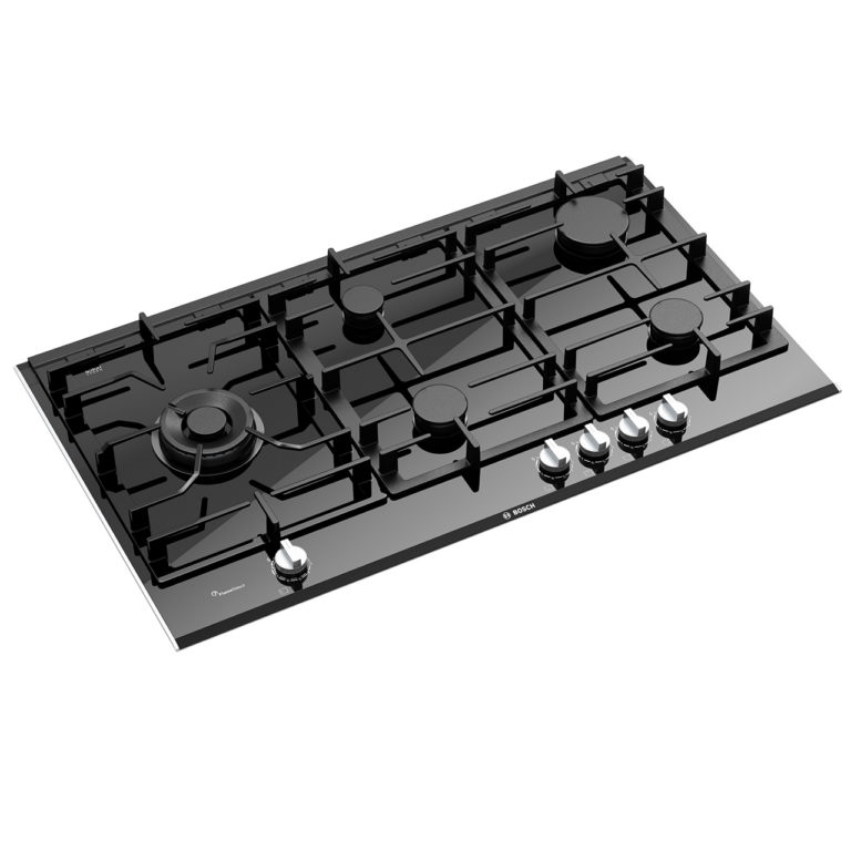 Series 8th Gas Hob 90 cm PRS9A6D70 by Bosch Dimensiva 3d models