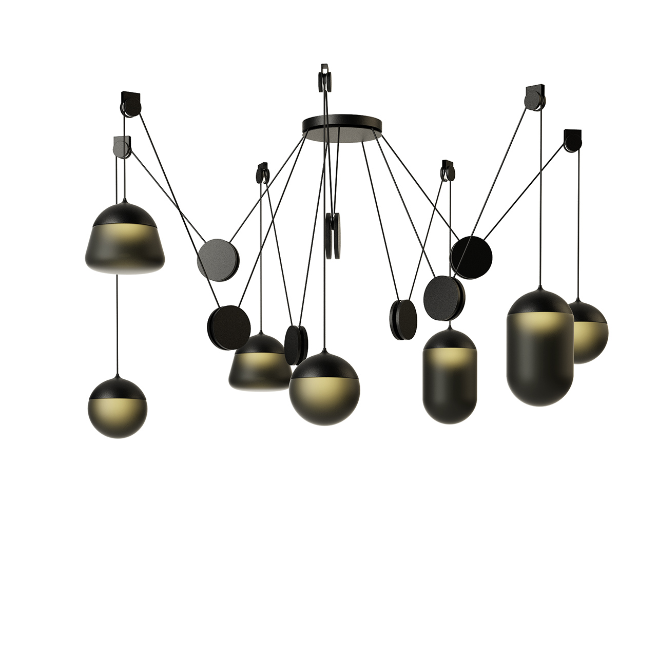 Planets Pendant Lamp PC1240 by Brokis
