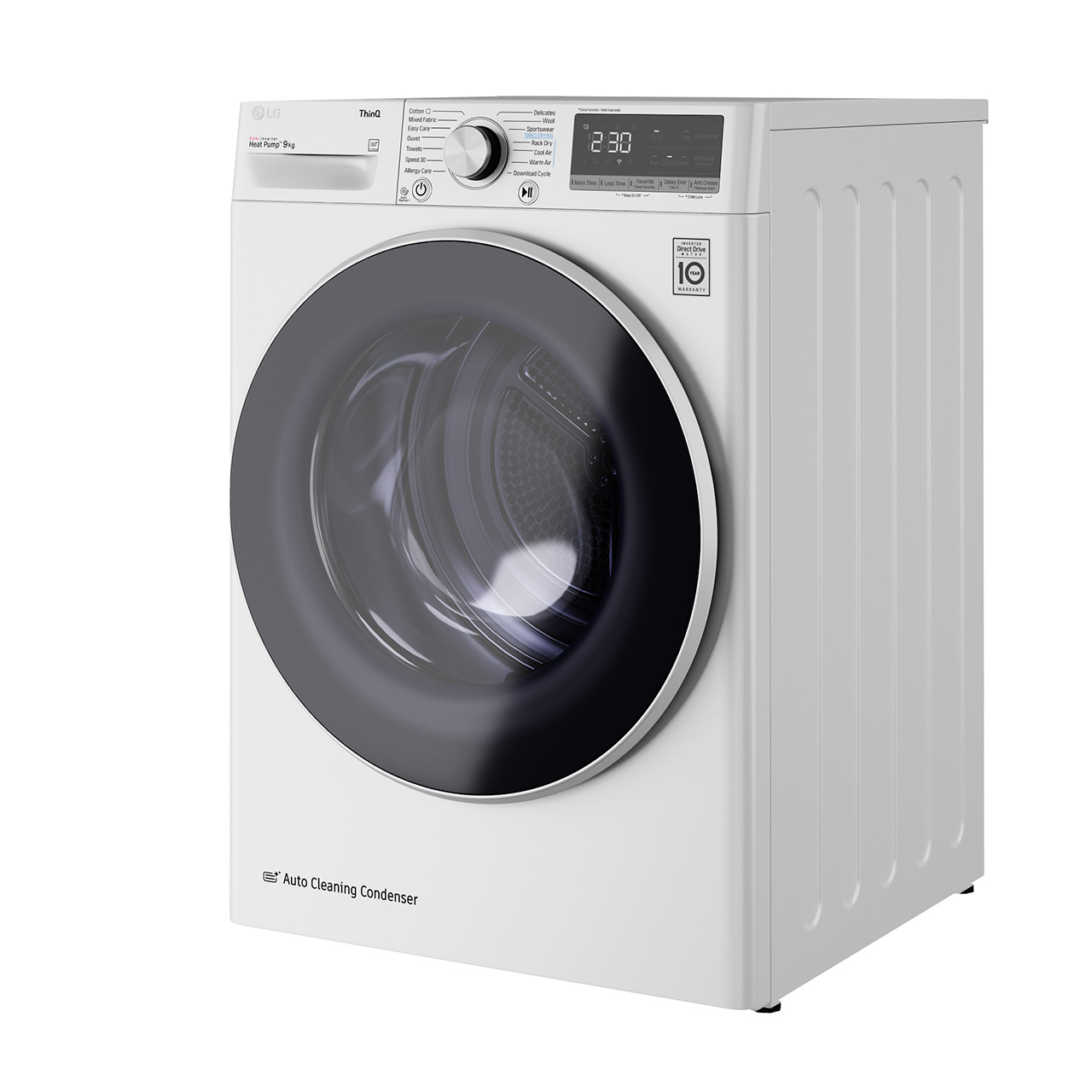 Dual Inverter Tumble Dryer 9 Kg A++ by LG