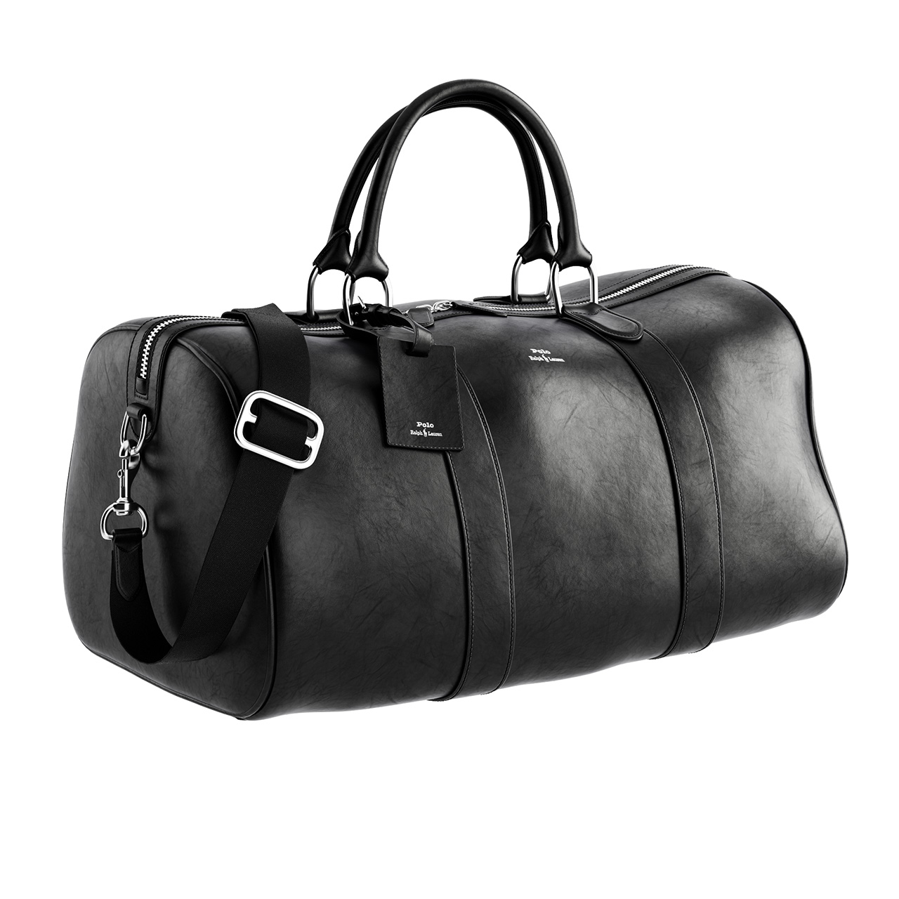 Smooth Leather Duffel Bag by Polo Ralph Lauren
