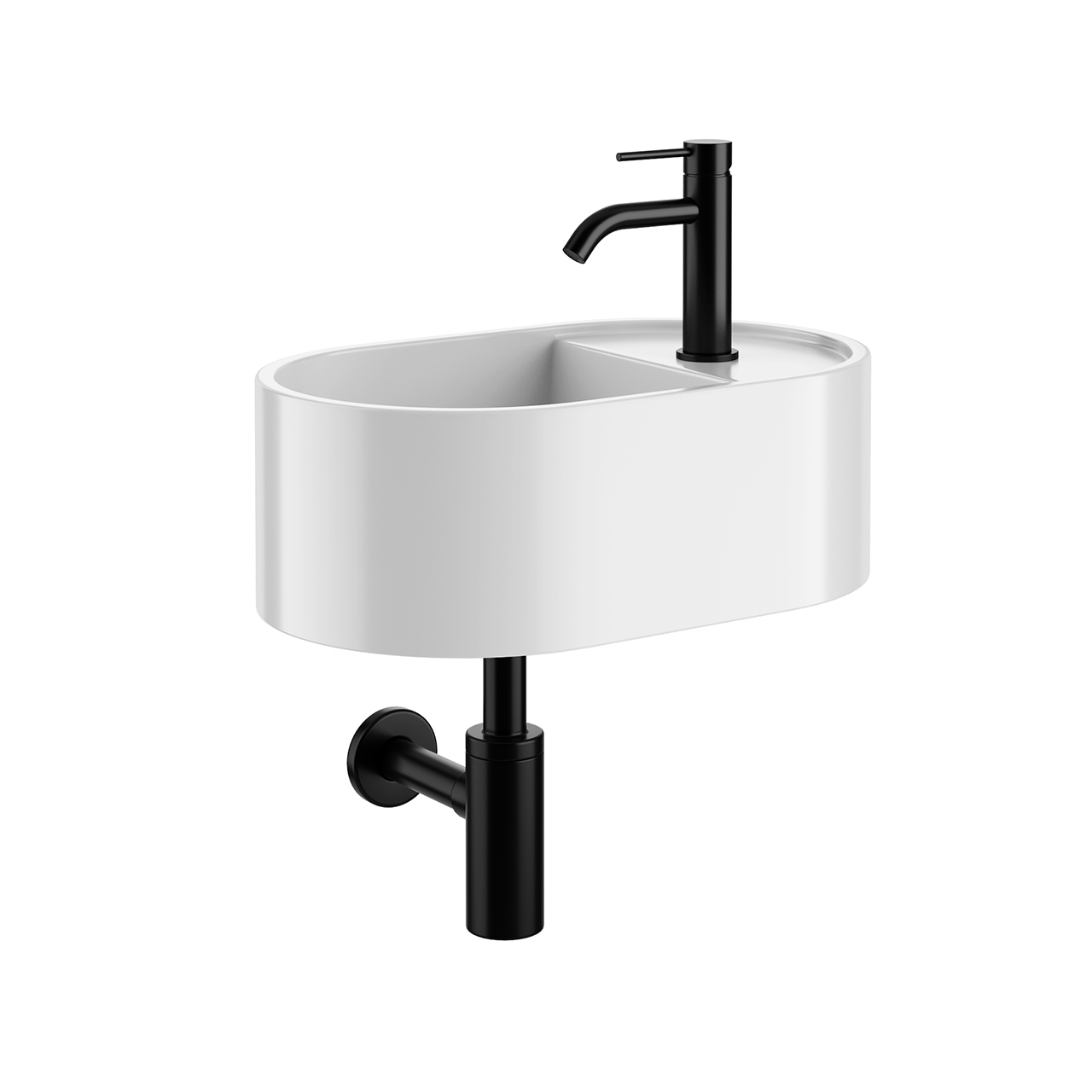 Les Petites 46 Oval Washbasin by Cielo