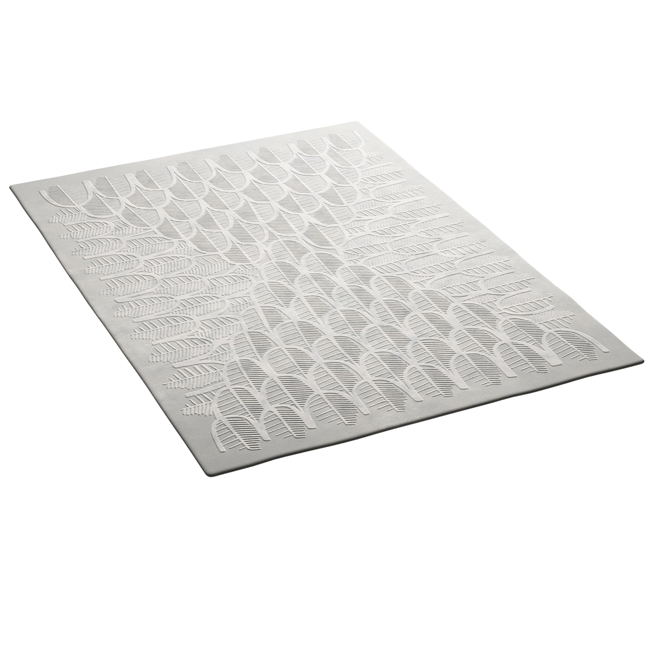 Feathers Off White Rug by Feyyn