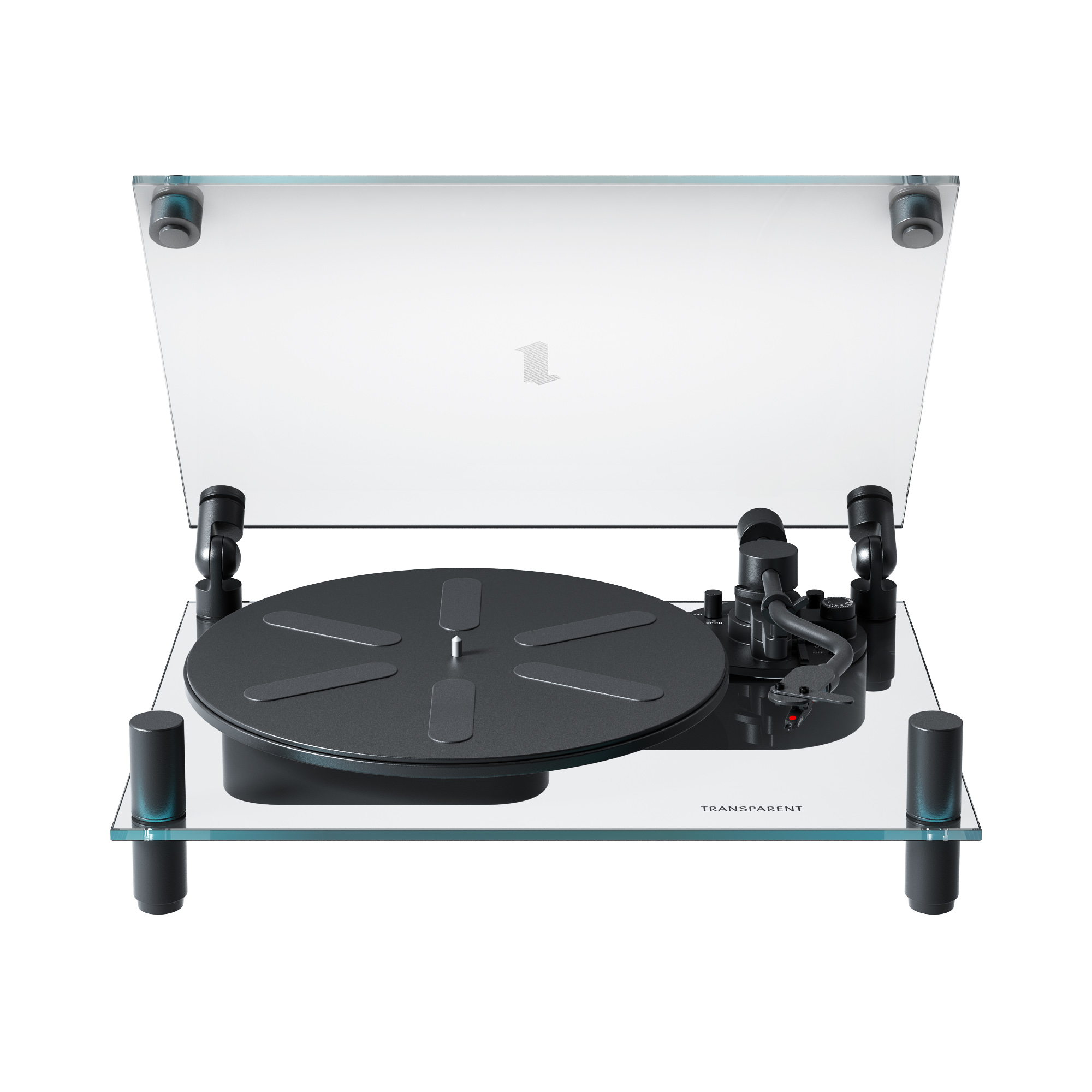 Transparent Turntable Player by Transparent
