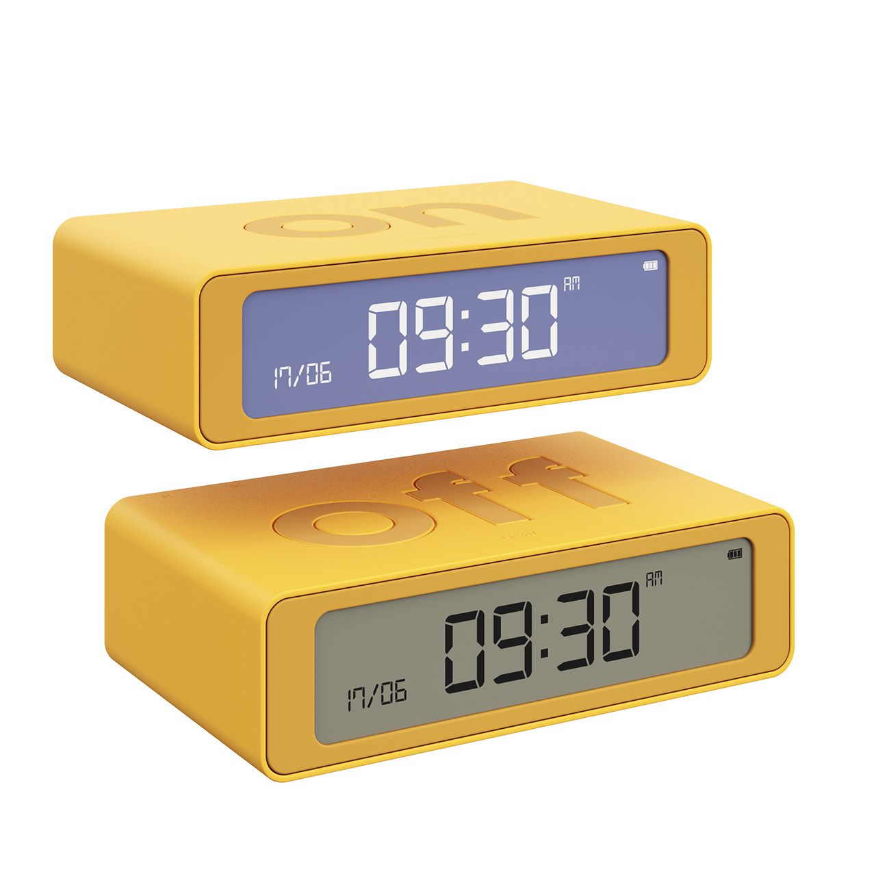 Flip Mini Reversible LCD Alarm Clock by Lexon