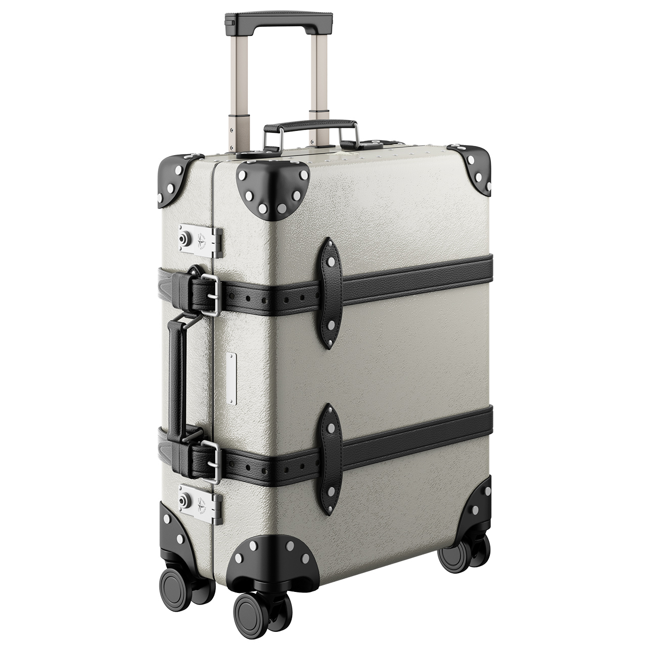JB Carry-On 4 Wheels Luggage Silver by Globe Trotter