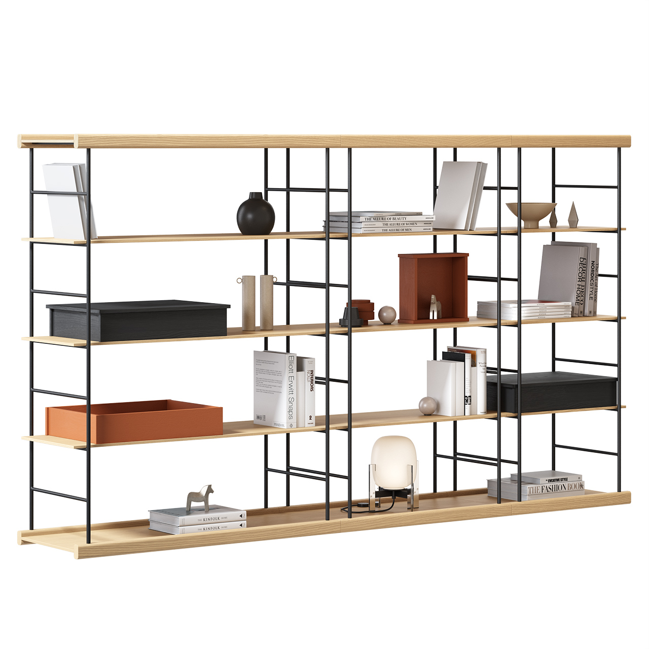 Bost Bookcase Shelving System 250 by Treku