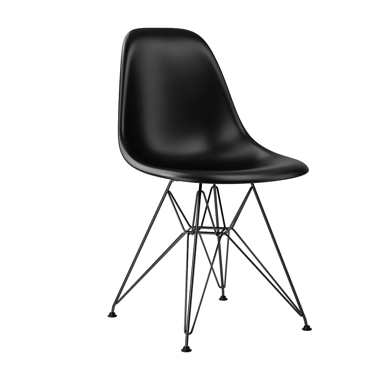 Eames Fiberglass Side Chair DSR by Vitra