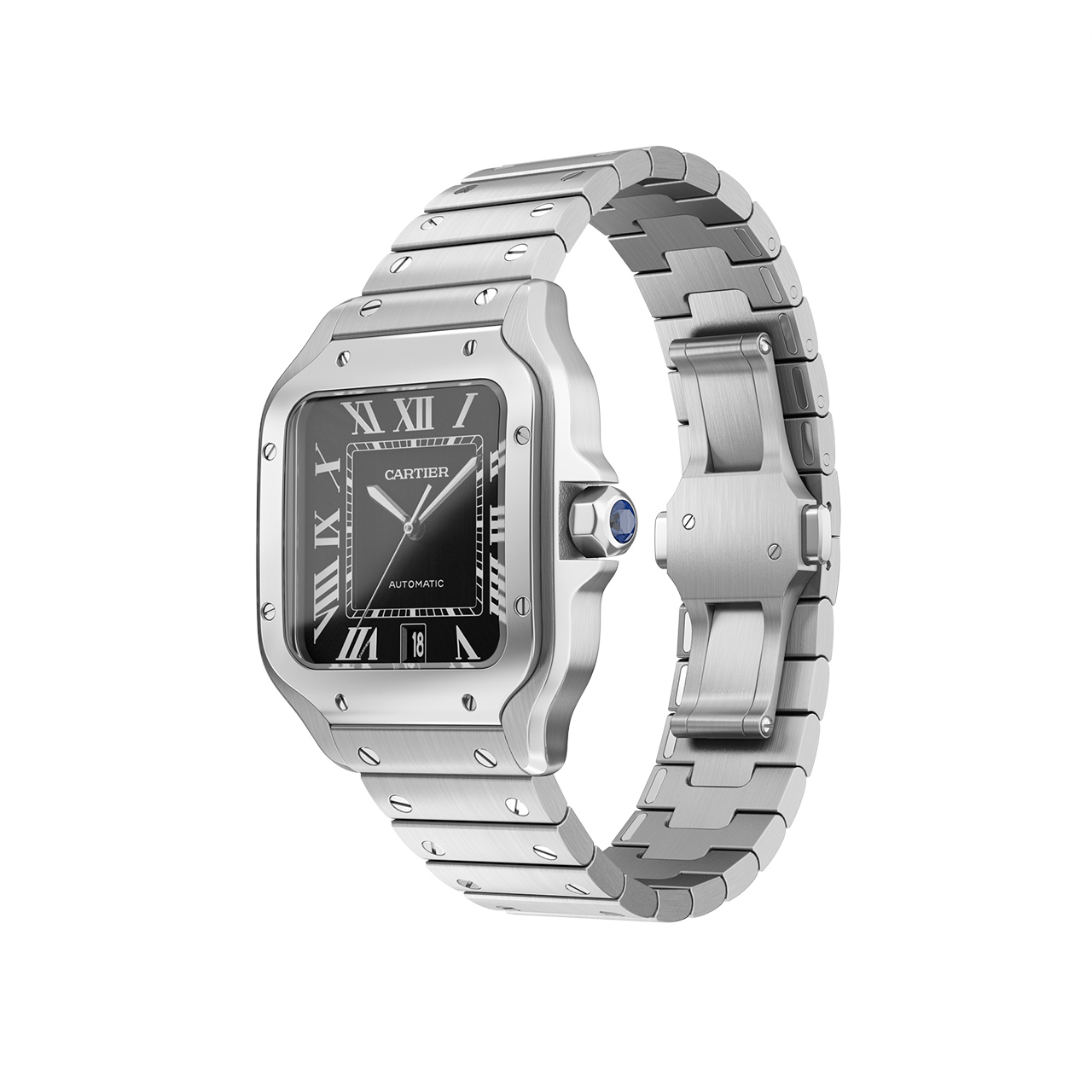 Santos de Cartier Black Watch by Cartier