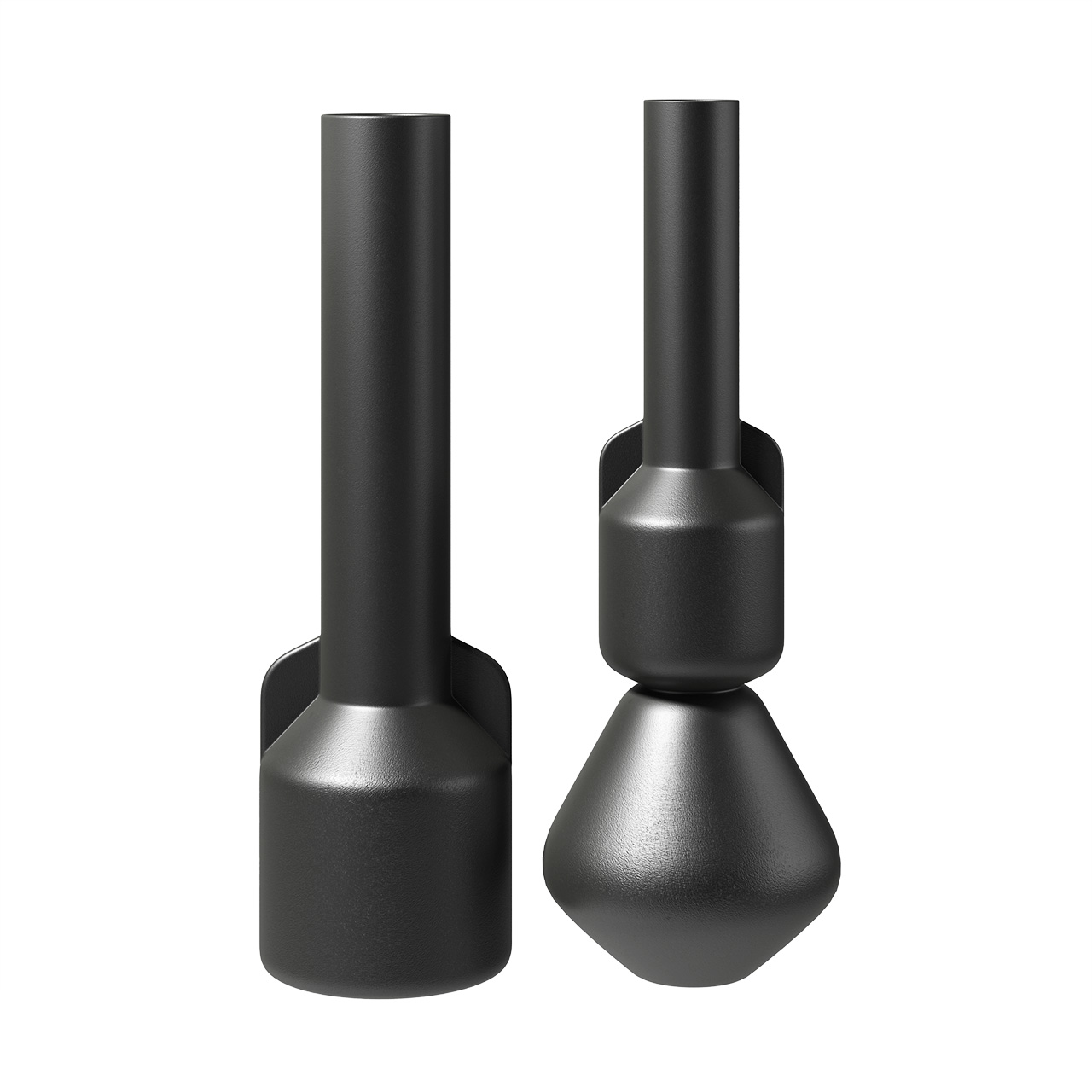 Tribu Enamelled Ceramic Vase by Roche Bobois