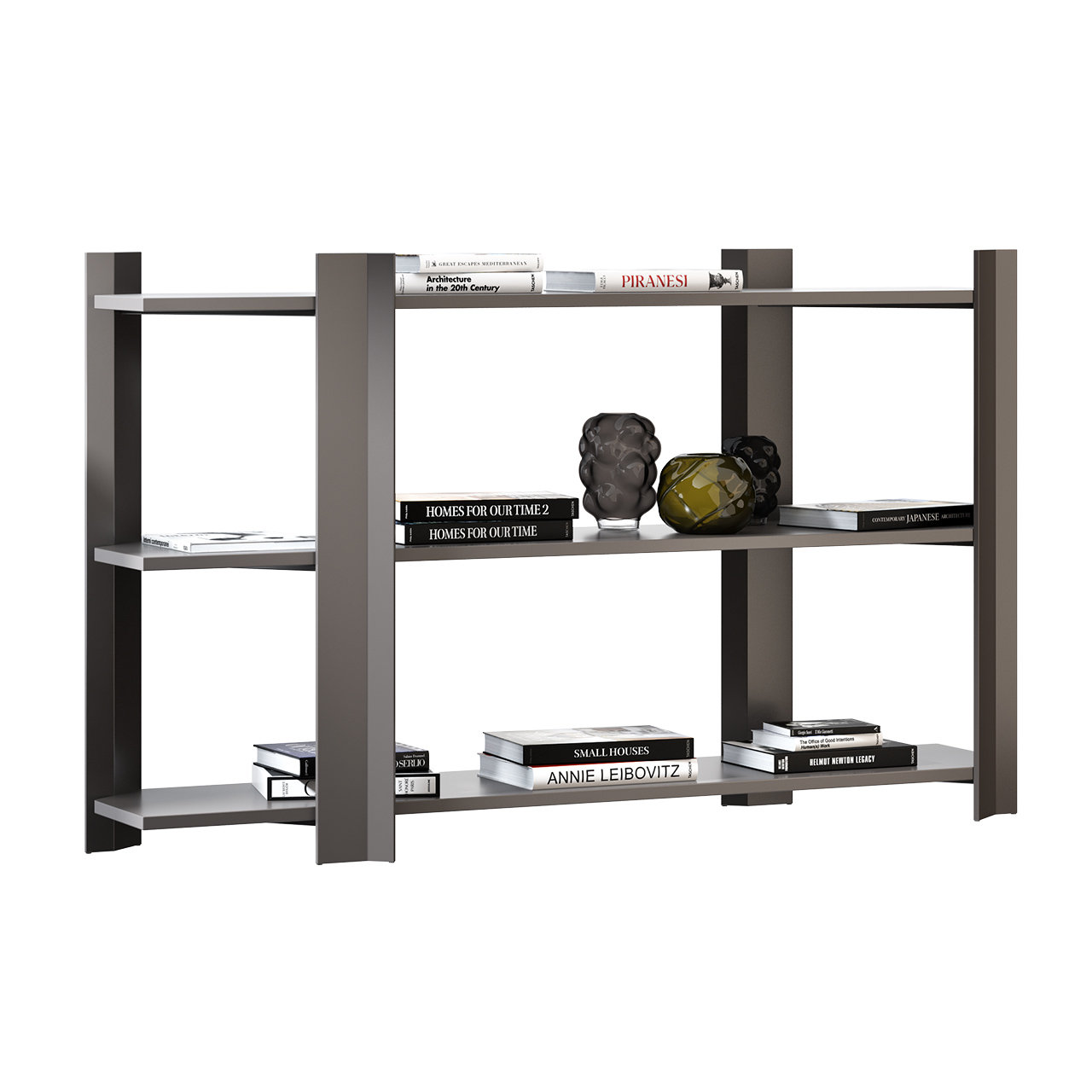 Wu Open Bookcase 3 by Calligaris