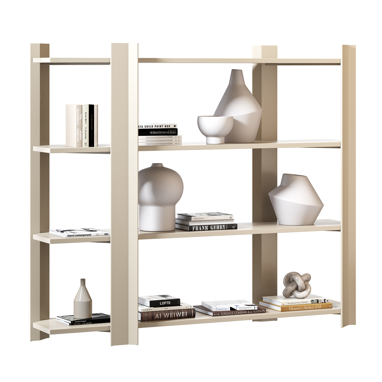 Wu Open Bookcase 4 by Calligaris