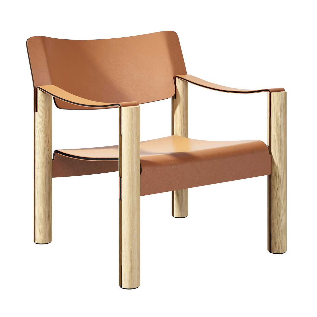 Abaco Armchair with Armrests by B&B Italia
