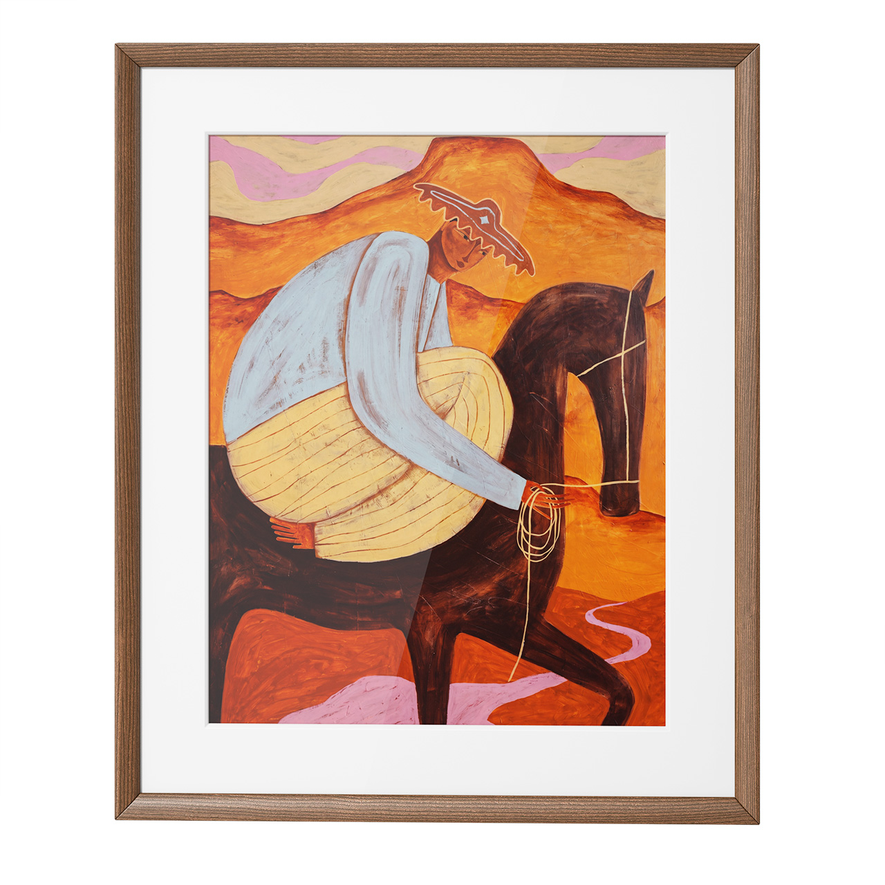 Wander Free Painting Art Print by Camille Jouarre