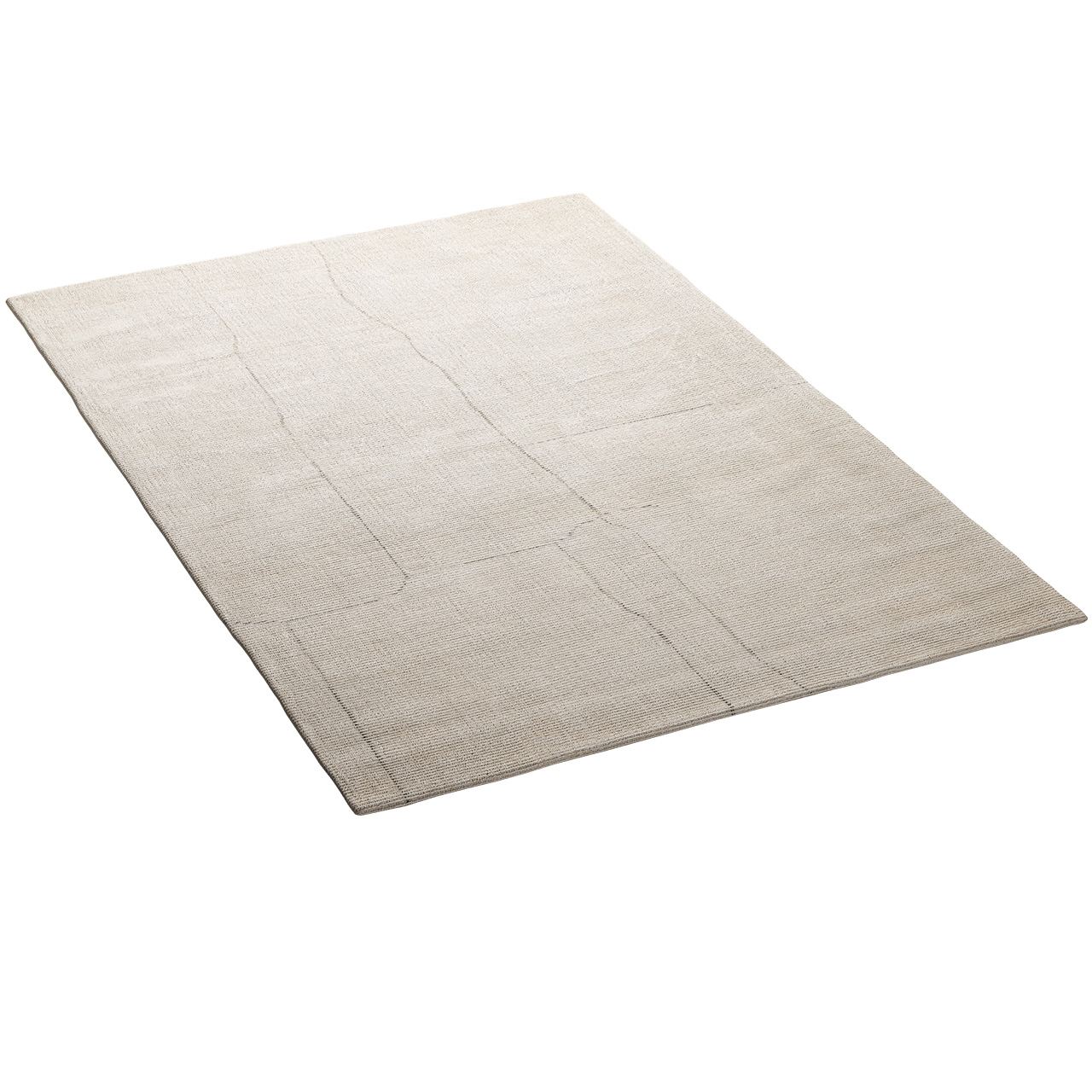 Lisdan Carpet Ecru Fiber Rug by Kave Home