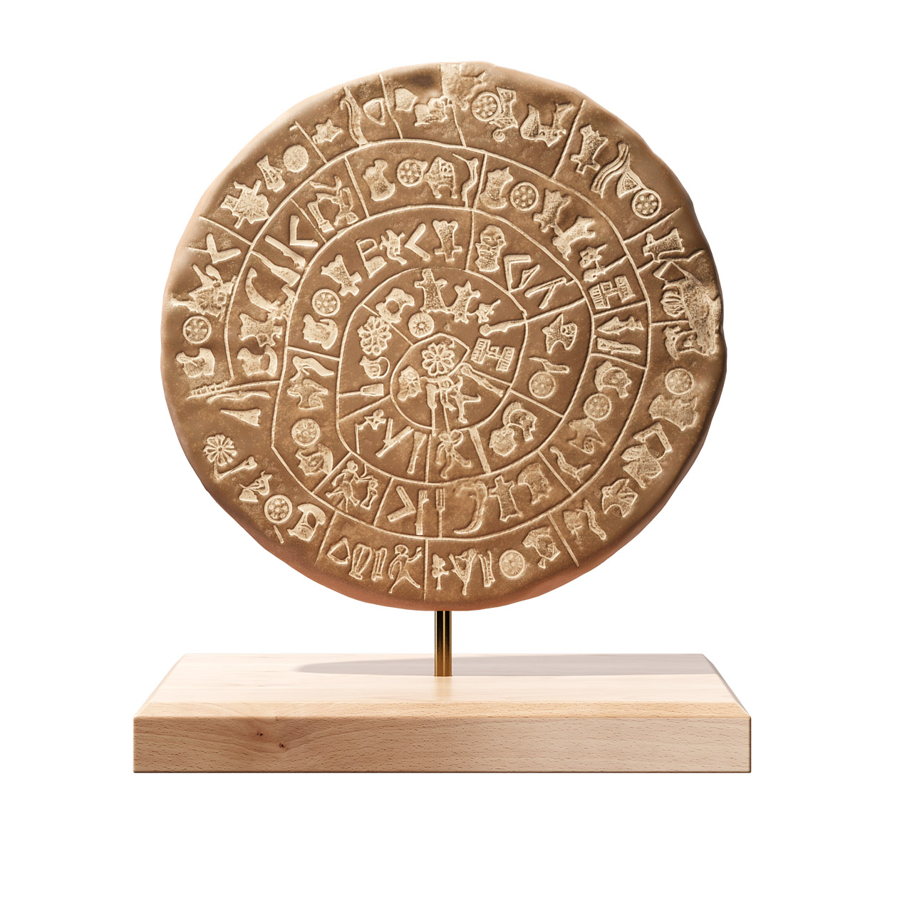 The Phaistos Disc Sculpture by Hellenic Heritage