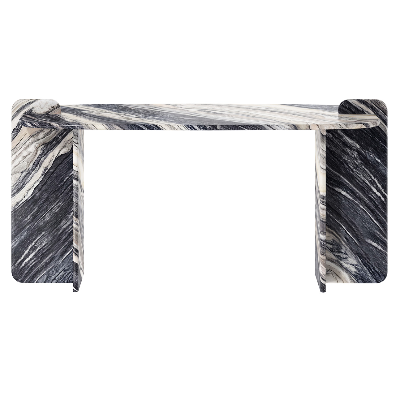 Cards Marble Console Table by Ghidini 1961