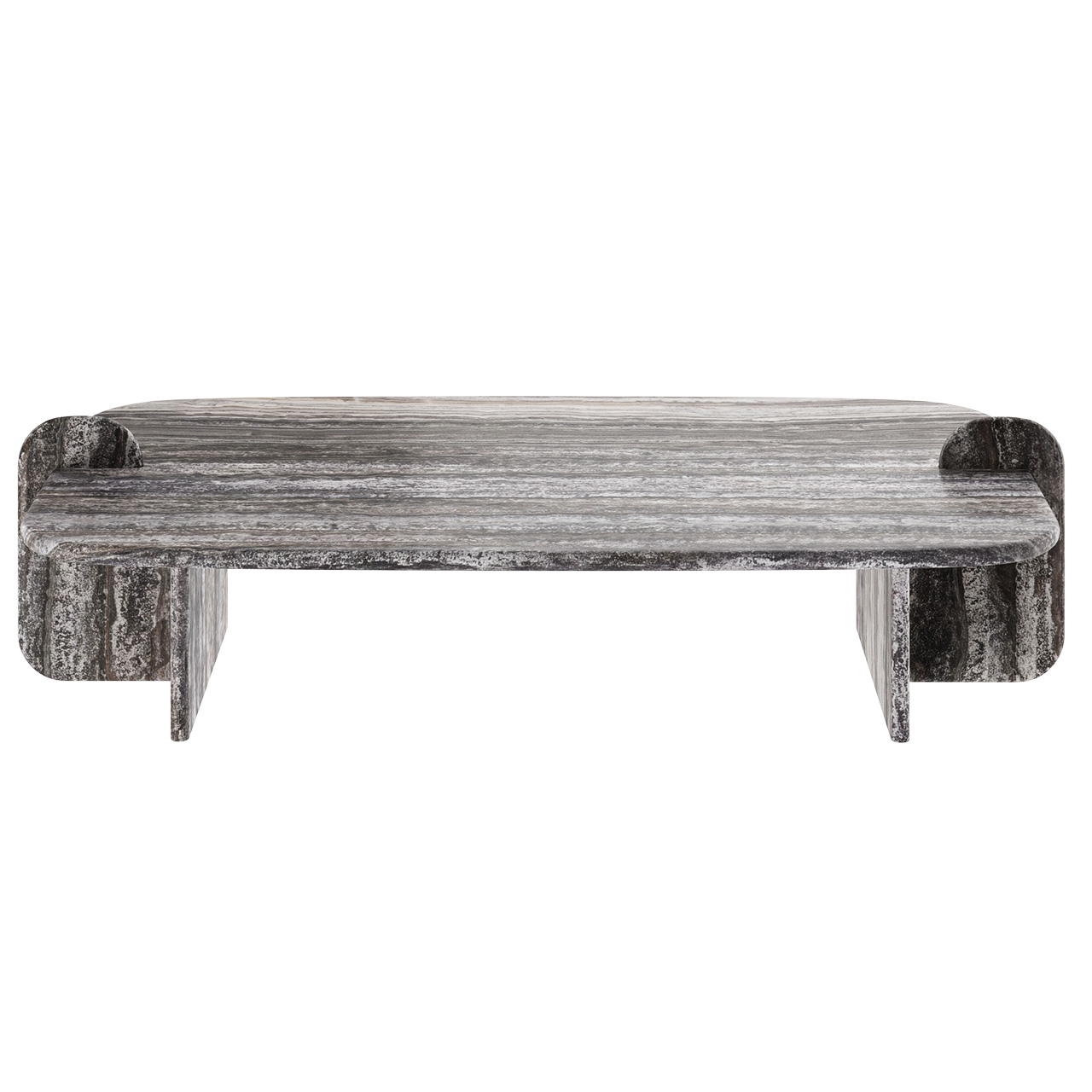 Cards Rectangular Low Coffe Table by Ghidini 1961