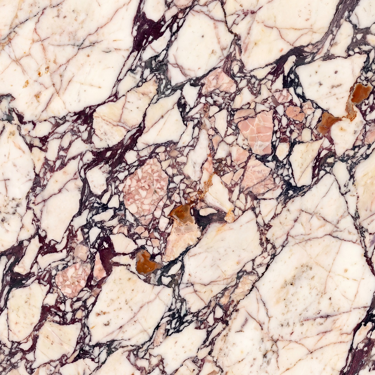 White Breccia Marble Texture 001