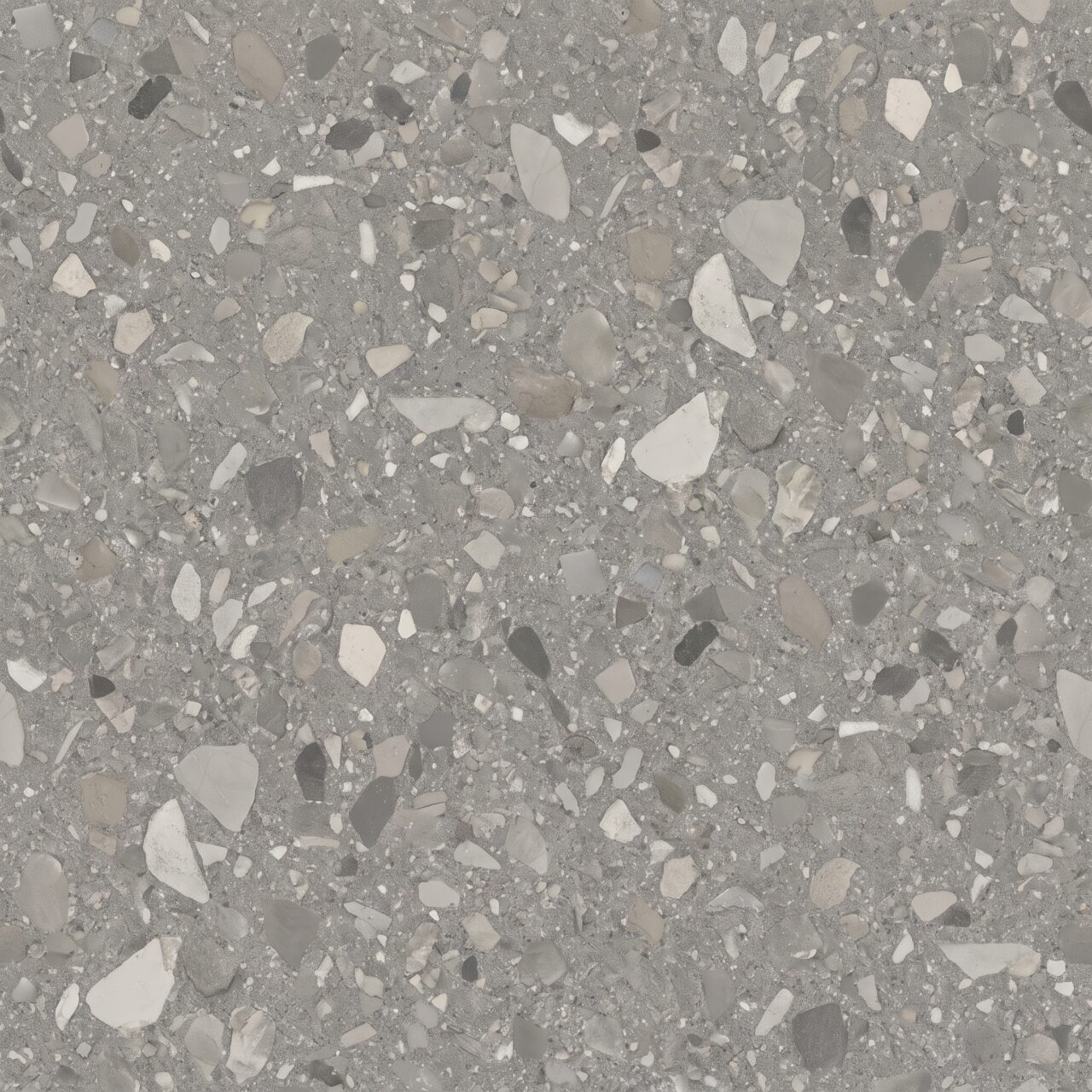 Grey Terrazzo Stone Texture 001