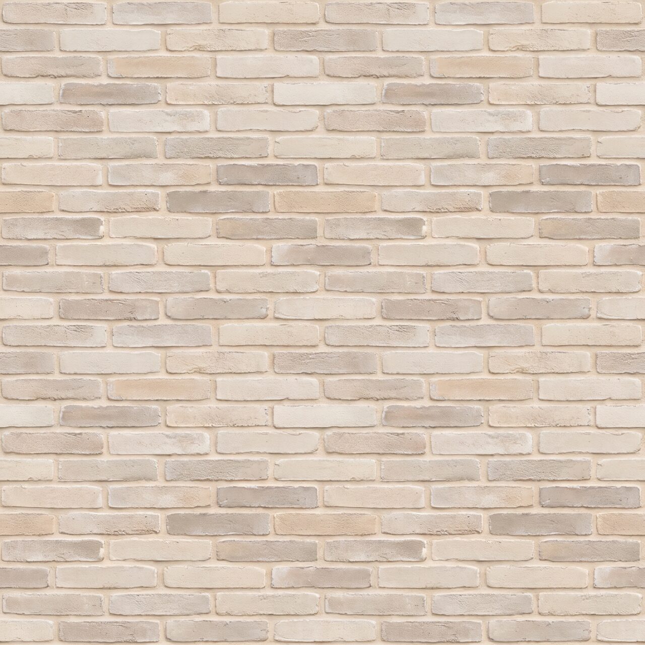 Limewashed Beige Brick Wall Texture 004