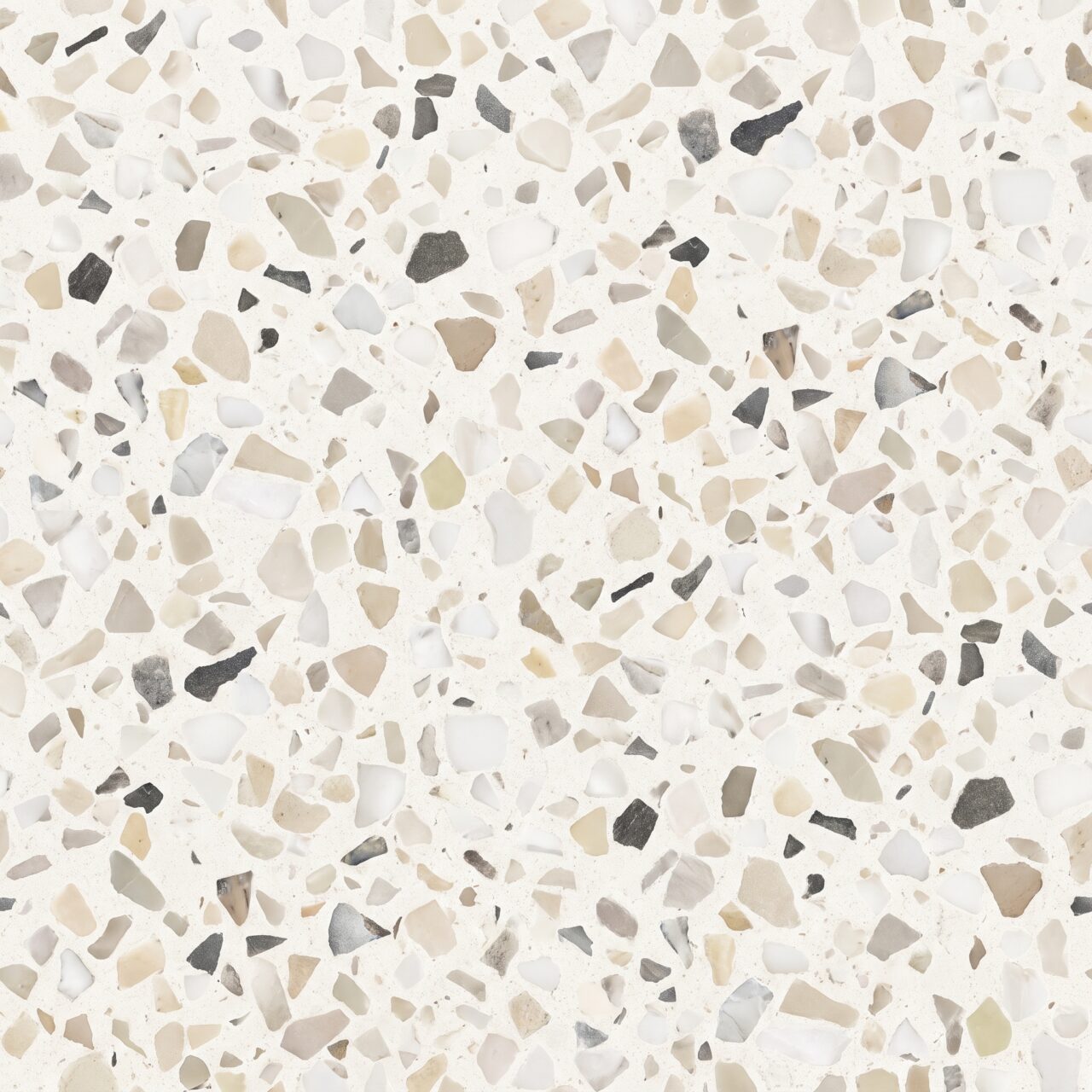 White Terrazzo Texture 007