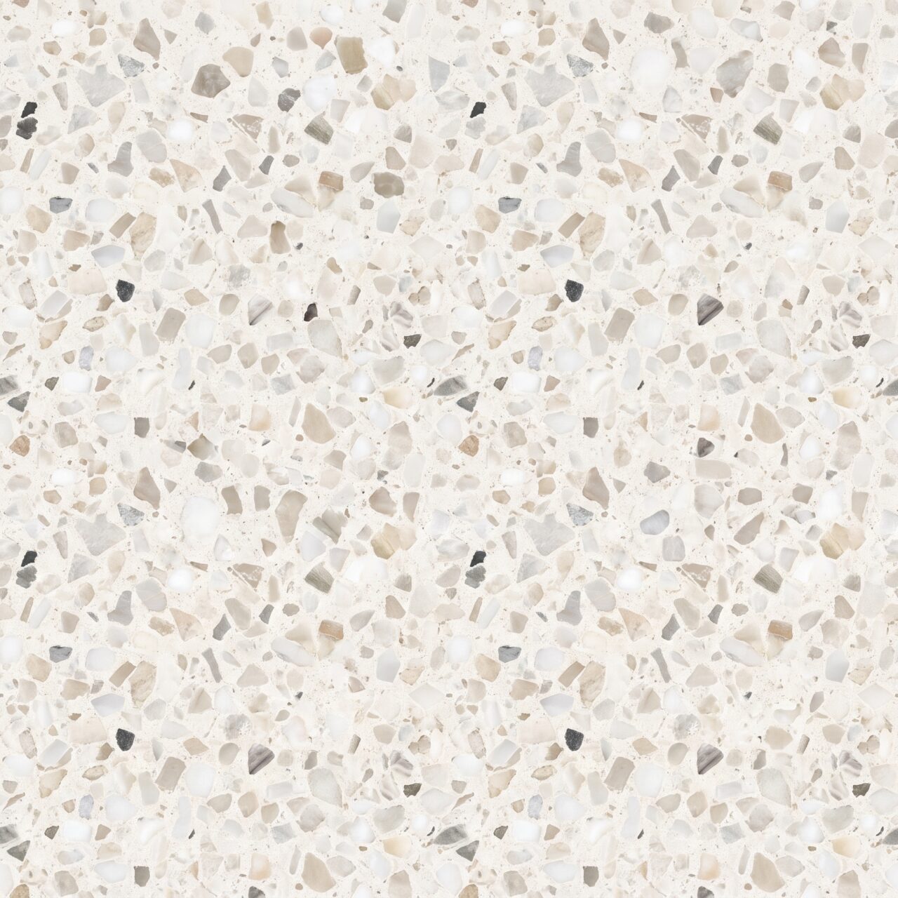 White Terrazzo Texture 009