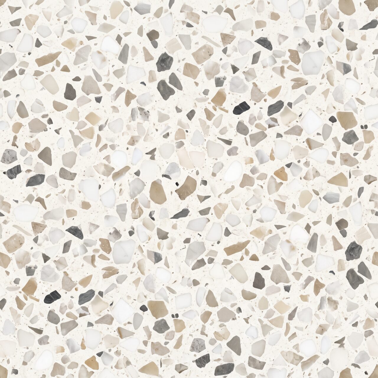 White Terrazzo Texture 010